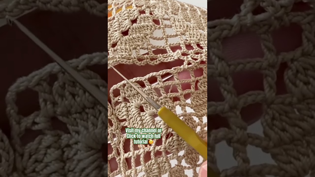 ⭐️Incredibly Beautiful Crochet Square Motif⭐️How to Make a Unique Pattern for Runners and Blouses