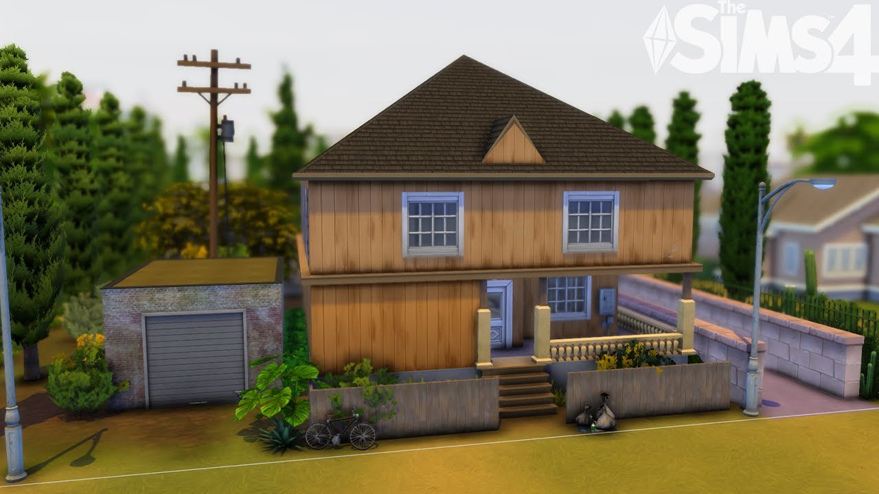 CJ's House | Sims 4 | NO CC | Stop Motion Build | SimCam