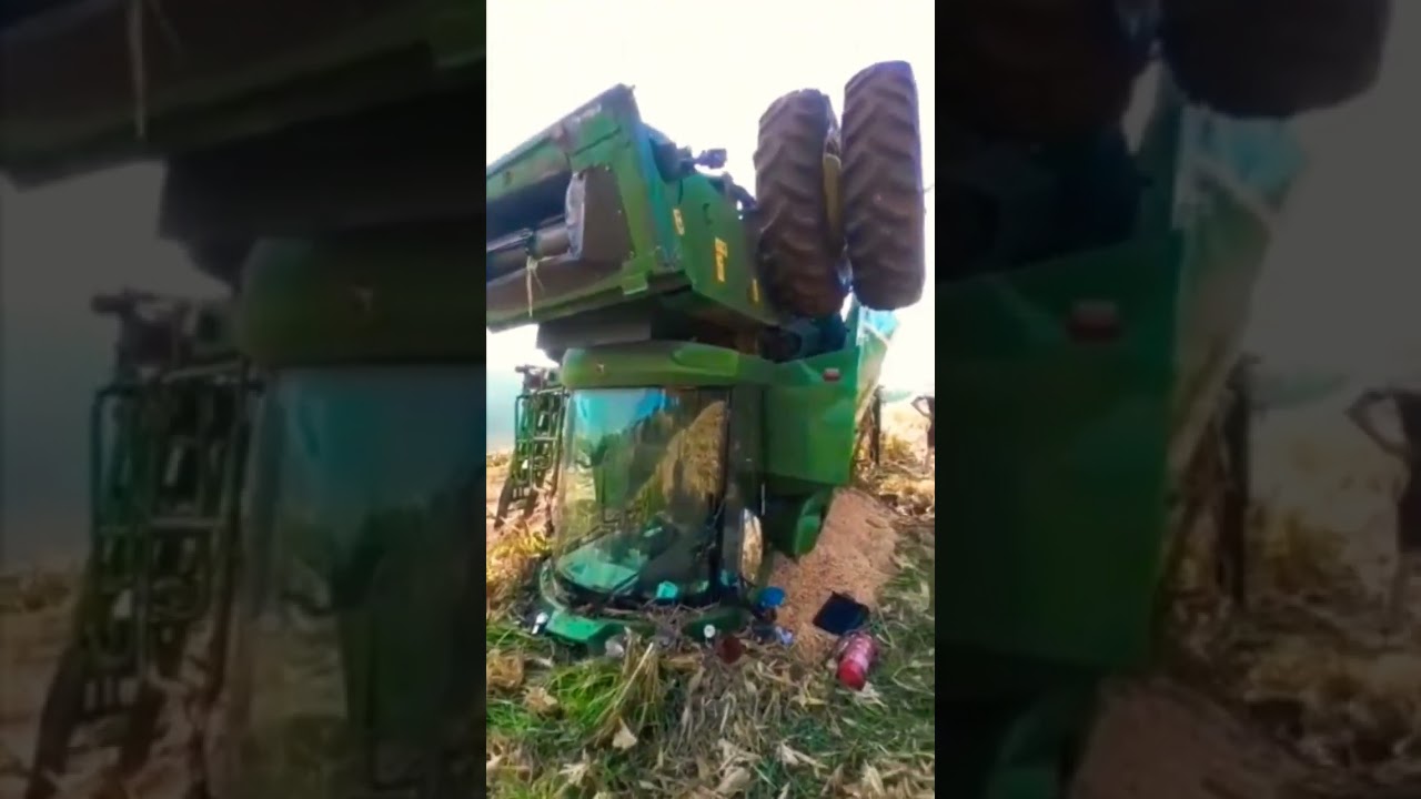 A la VUELTA 😁🌱🚜 | #campo #grain #cosechadora #harvest #humor
