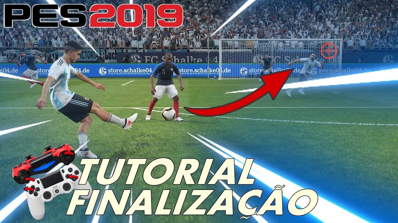PES2019 - TUTORIAL FINALIZAÇÃO / DICAS PARA PARA NÃO PERDER GOLS - TELE GUIADO ESTÁ TOP