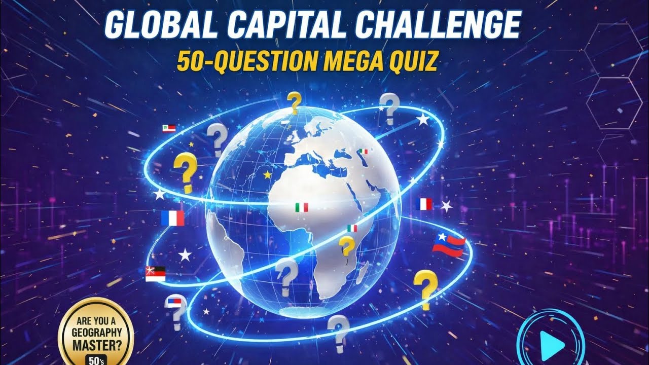    Countries & capital quiz 2026| 50 MCQs with answers. These questions are regularly asked in exams