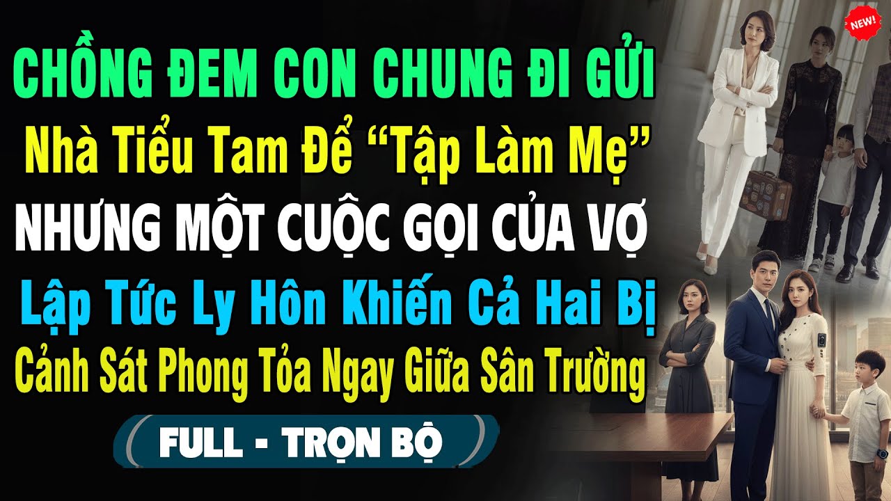 💖Chồng Đem Con Chung Gửi Tiểu Tam Để TẬP LÀM MẸ, Vợ Gọi 1 Cuộc Ly Hôn Khiến Cả 2 Bị Phong Tỏa Rồi...