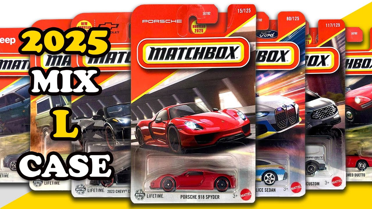 Showcase - Matchbox 2025 Mix L Case Highlights, Basics, Power Grabs, 2026 New Models & Many More