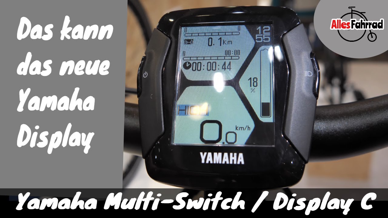 Yamaha Display-C näher vorgestellt | Funktionen & Bedienung Multi-Switch Anzeige |  Neuheit 2019