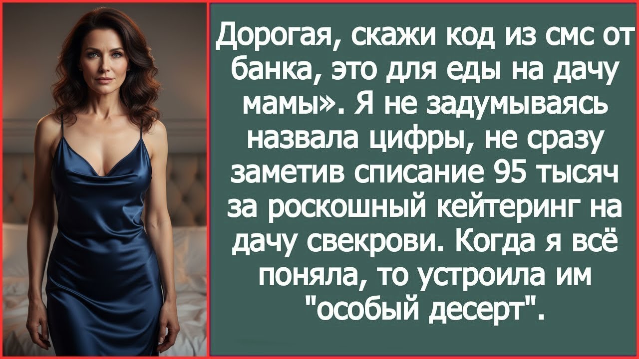 «Скажи код из смс, это для еды маме!» Муж списал 95 тысяч на кейтеринг для свекрови