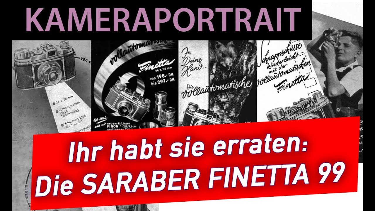 Analoge Fotografie: As Kamera unpraktisch aber spannend - Die Saraber Finetta 99 Motorkamera