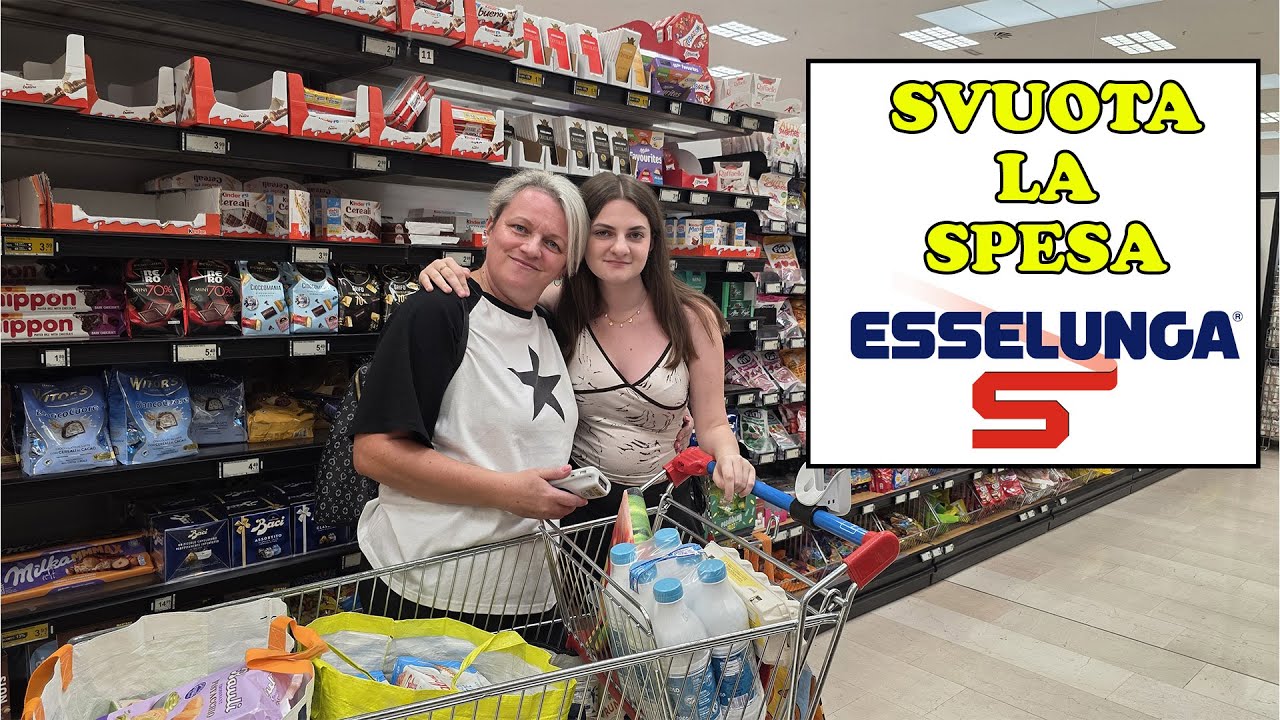 HAUL SVUOTA LA SPESA ESSELUNGA 🛒 ECCO I NOSTRI ACQUISTI 🛍 Nika