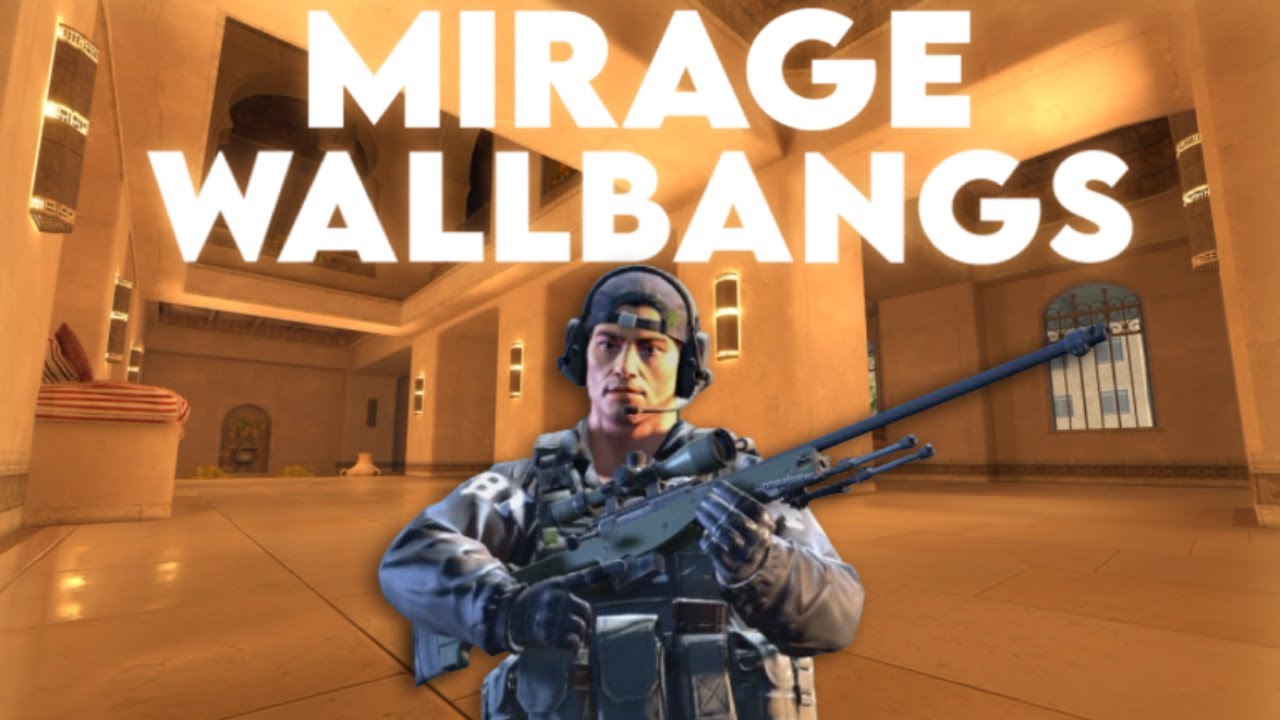 CS2 HVH Mirage Wallbang Showcase: 120 Spots