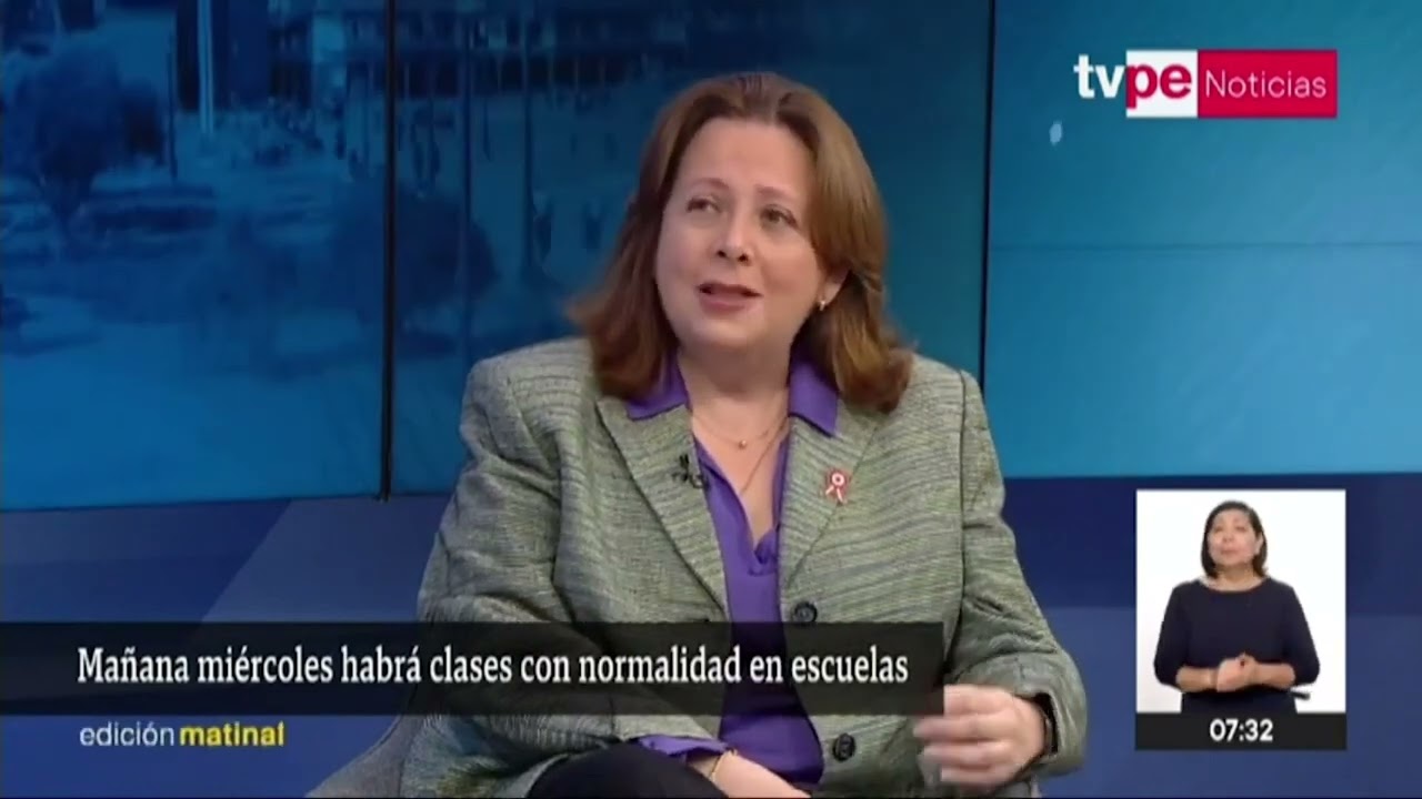 La ministra de Educación, Magnet Márquez, aseguró que las clases están garantizadas