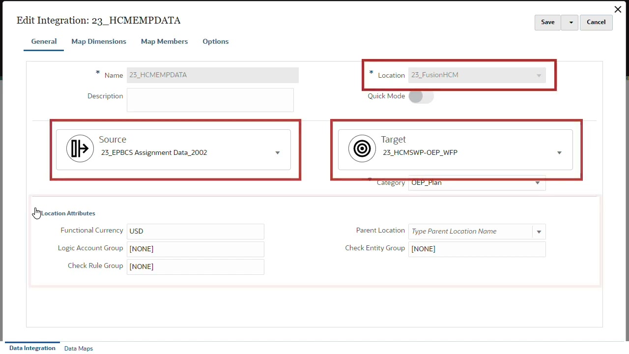 Integrating Oracle HCM Cloud with Workforce Planning