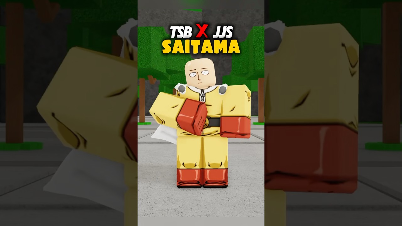 SAITAMA IN JJS!! #jujutsushenanigans #roblox #foryou #tsb #anime