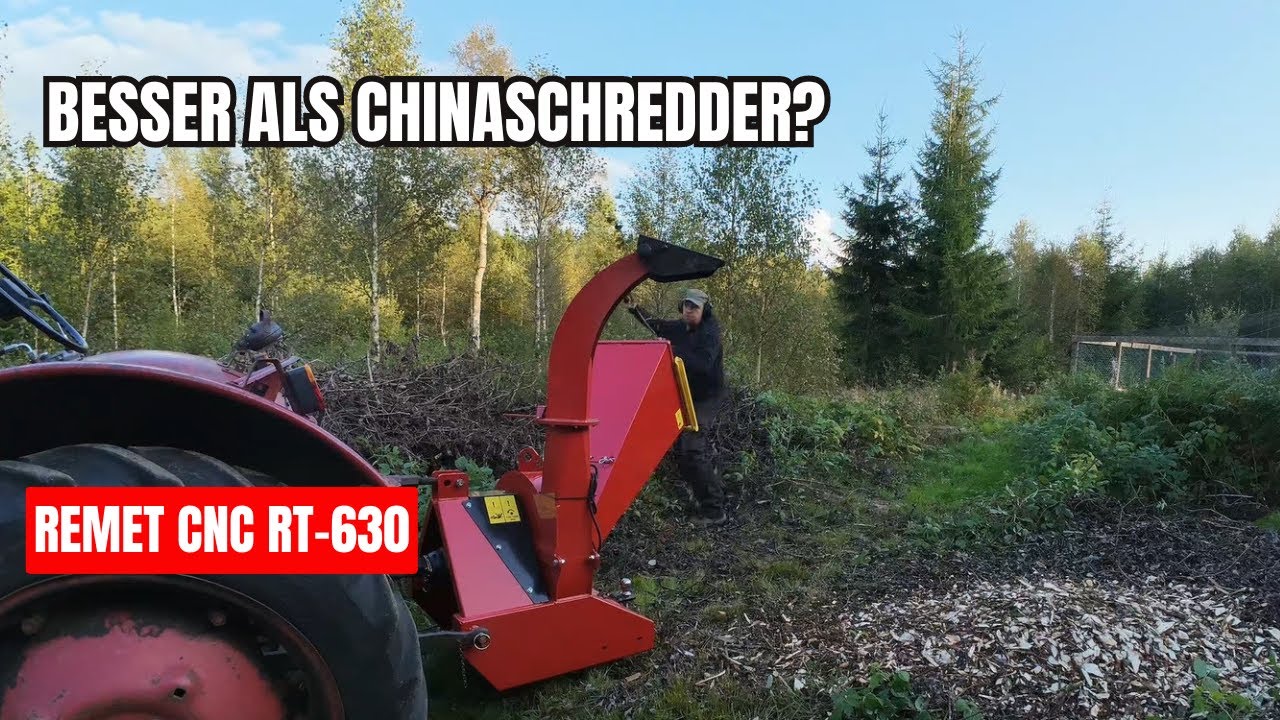 Besser als die China- Schredder? Vielleicht schafft es dieser Holzhäcksler Remet CNC RT-630