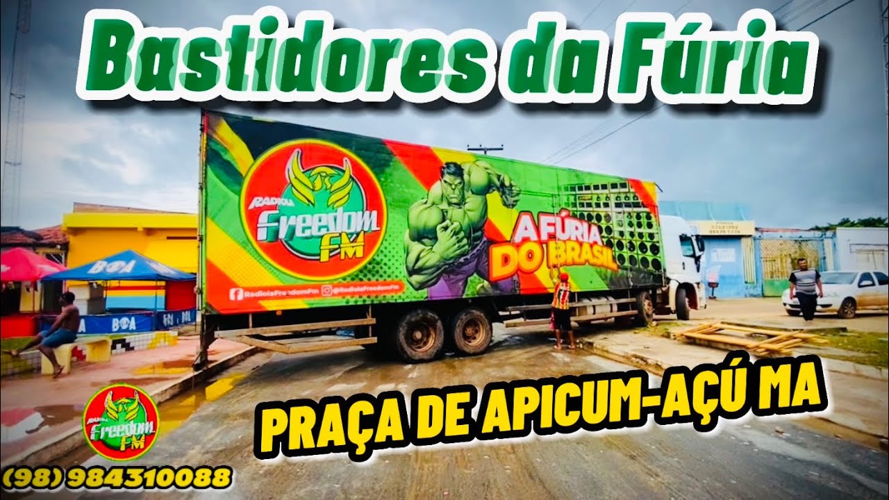 BASTIDORES DA FREEDOM FM 📸 ENCERRAMENTO DO CARNAVAL NA PRAÇA DE APICUM-AÇÚ MA👏🏻🇯🇲