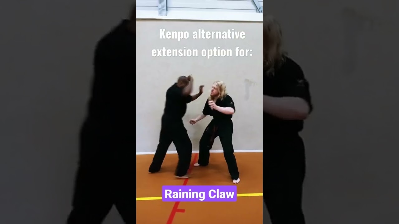 Alternative extension option for Raining Claw | Kenpo | Combatives