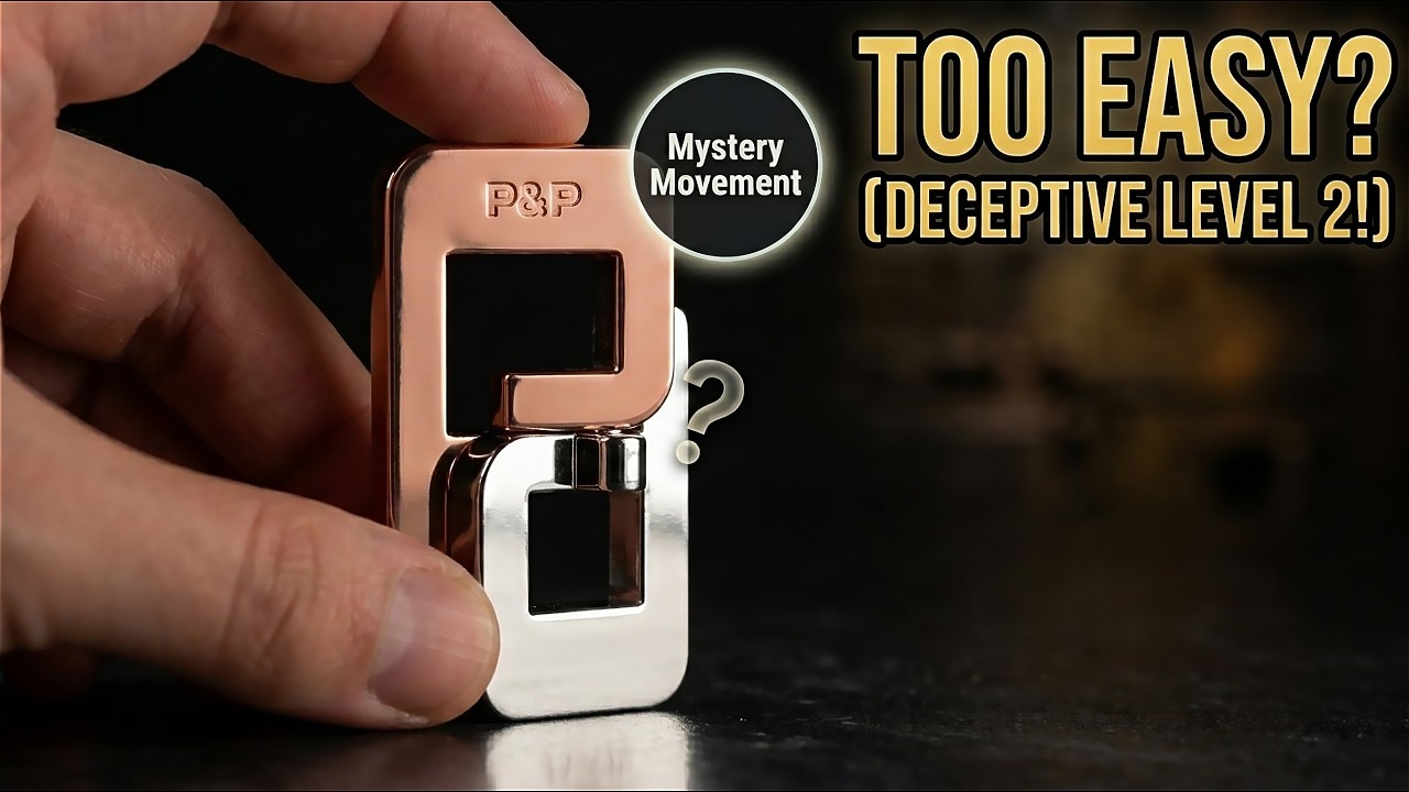 The Hanayama Cast P&P - A Deceptive Mechanical Masterpiece!