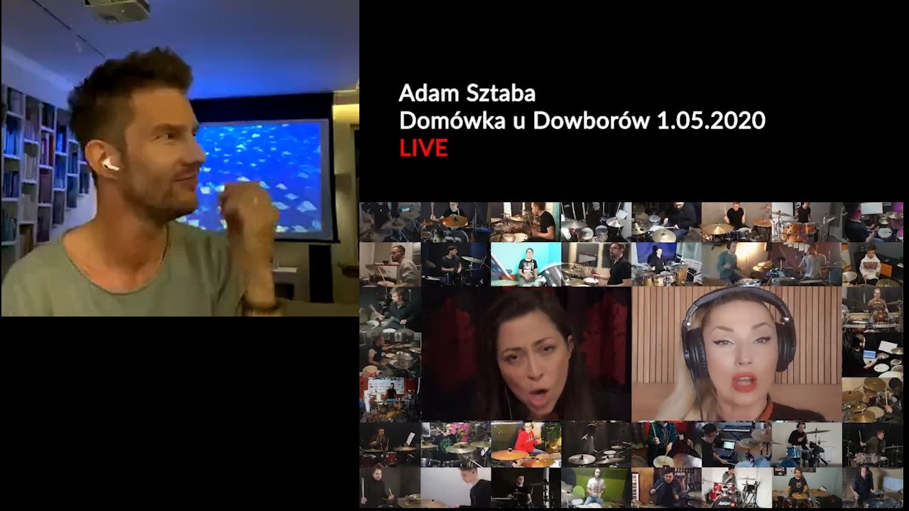 SZTOS!! Adam Sztaba na Domówce emocjonuje się swoją Orkiestrą Online - 
