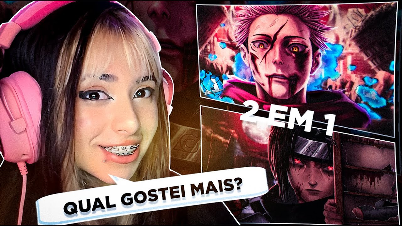 REACT 2 em 1 | Itachi Uchiha (Naruto) Olhos Cansados e Itadori Yuji (Jujutsu) EU SOU VOCÊ AniRap