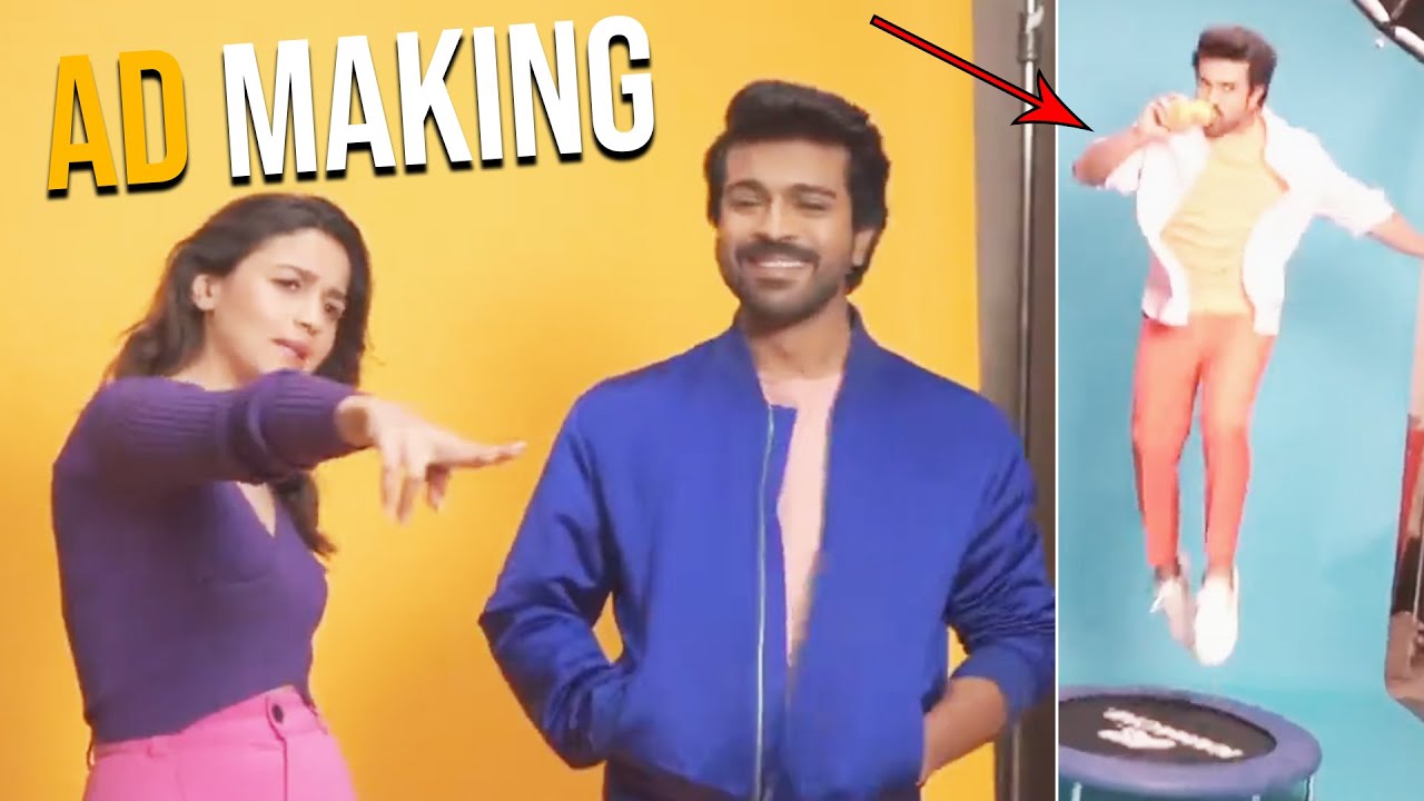 Ram Charan & Alia Bhatt Frooti AD Making | RRR Movie | Ram Charan New Movie | TT
