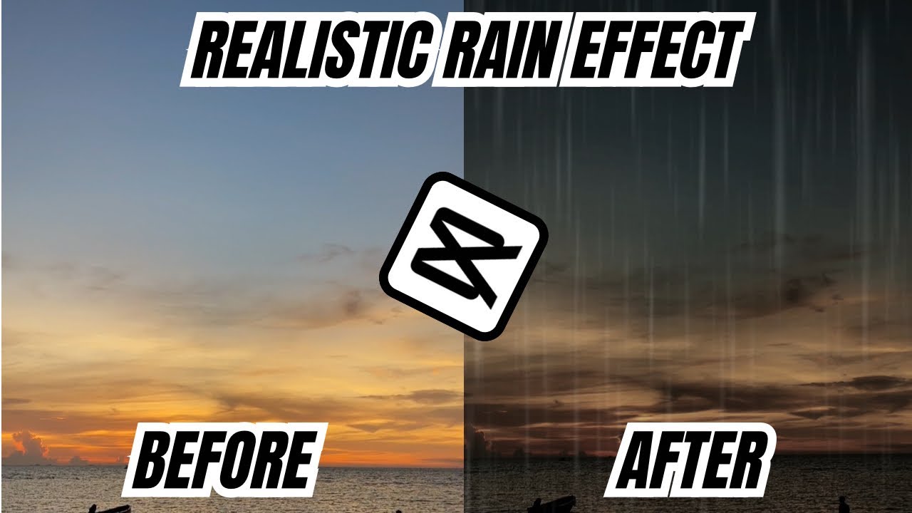 How To Create A Realistic Rain Effect Using CapCut | CapCut Tutorial | Step-by-Step Tutorial