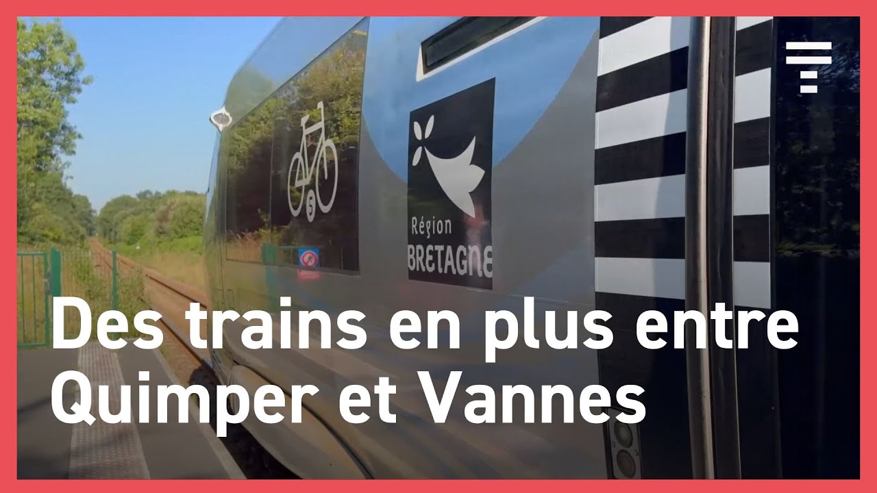 Entre Quimper et Vannes, des trains supplémentaires pour la rentrée