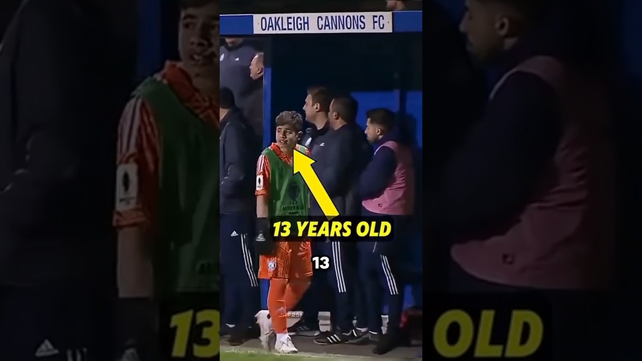 The 13-year-old Goalkeeper took on Robert Carlos's Impossible Challenge #football