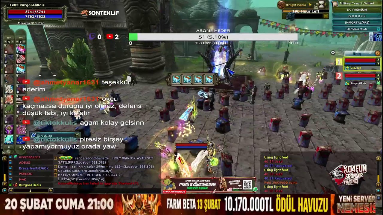 [ Ko4FUN  IMMORTAL 01/02  ] YENİ SUNUCU NEMESİS GELİYOR 20 ŞUBAT CUMA GÜNÜ SAAT 21 : 00 DA AÇILIYOR