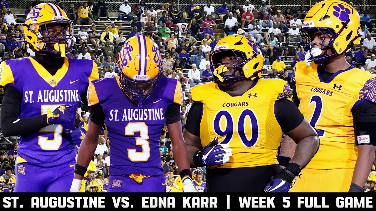 St. Augustine vs. Edna Karr (FULL GAME) | Big-Play Cougars Strike w/o Warning! New Orleans Rivalry!