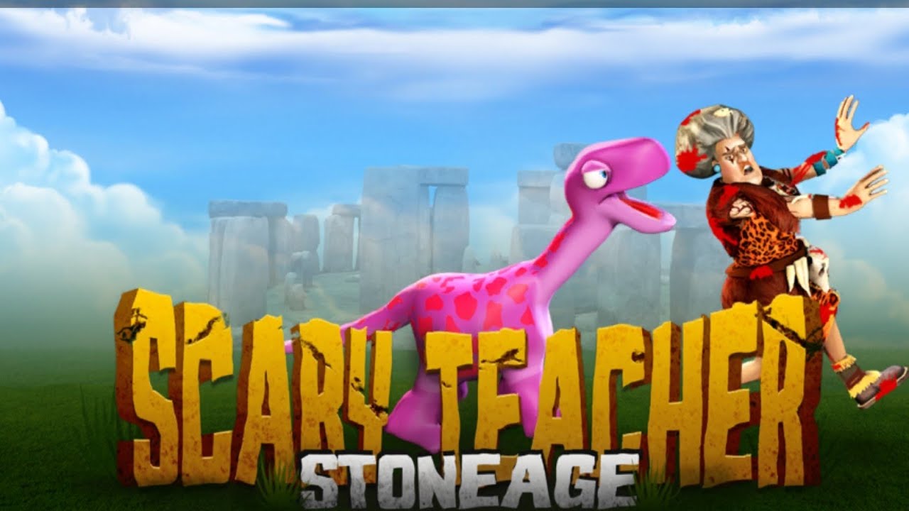 Scary teacher 3d : stoneage part 1 miss t ki haalat kharab ho gyi 🤣😂😎✨
