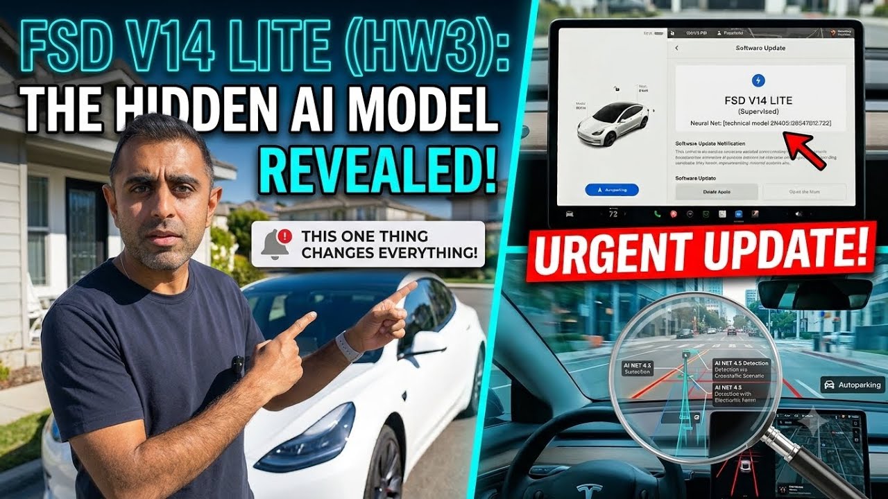 EXCLUSIVE: I Got FSD v14 Lite EARLY! (HW3 First Drive)