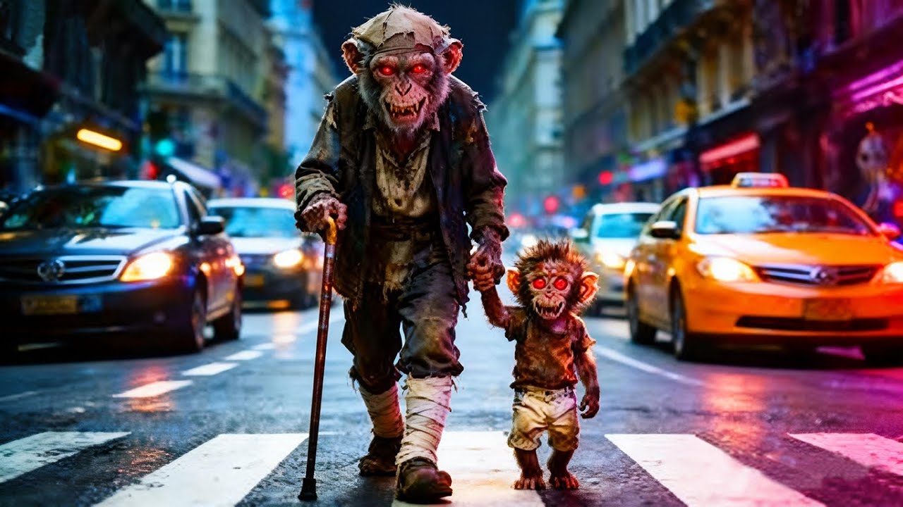 Heartbroken Monkey Saves Grandpa | Ultimate Revenge Short Film 🚗💔