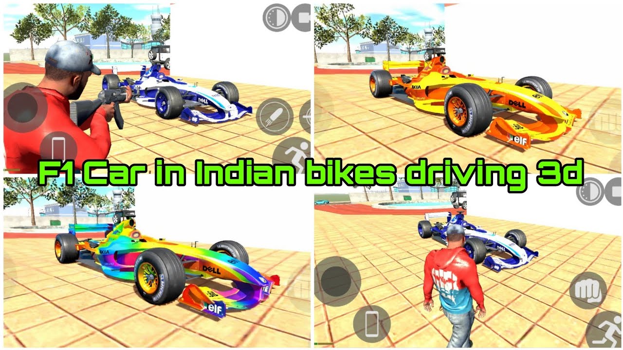 F1 car in Indian bikes driving 3d | Cheat code video | PRIYANSHU GAMER YT |