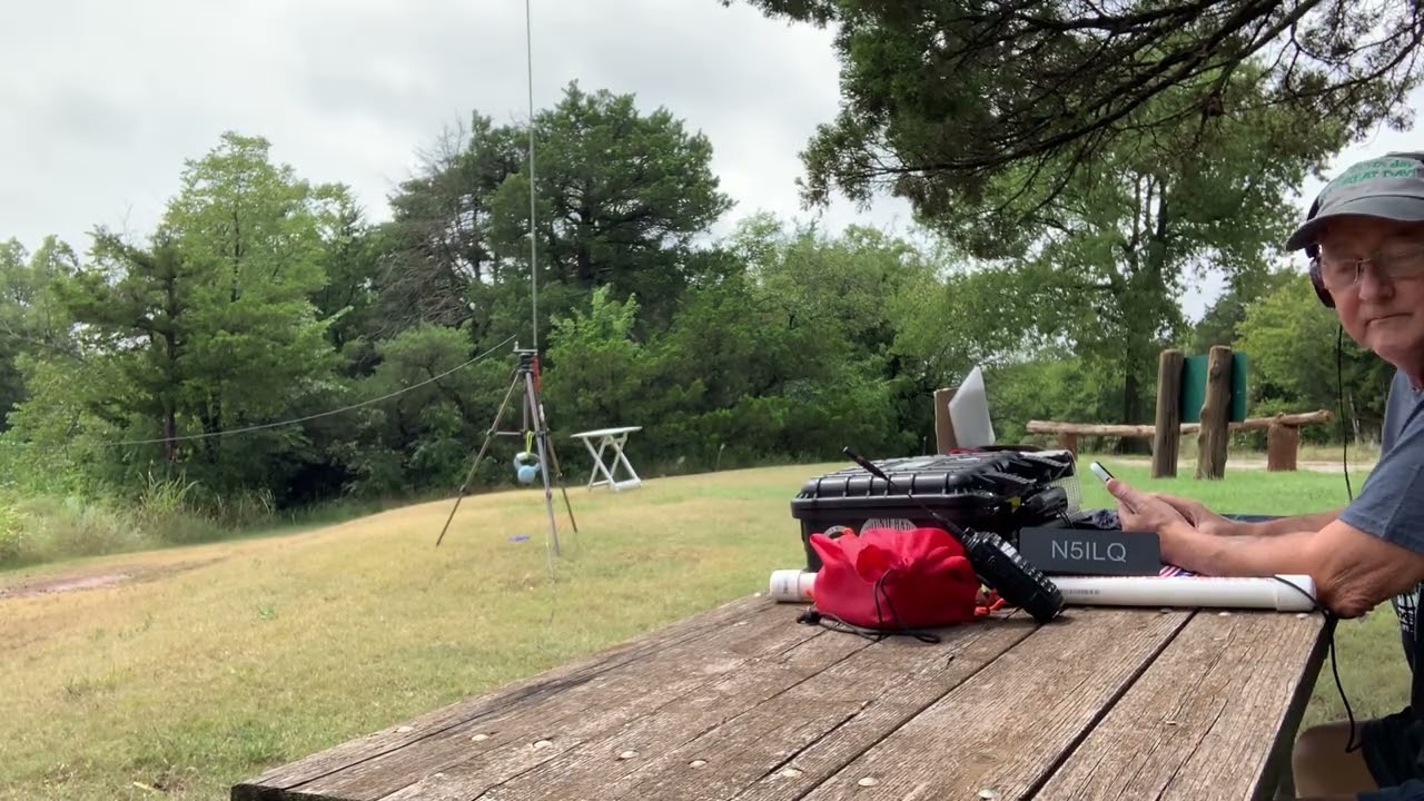 POTA @US-2801 Roman Nose State Park & US-8640 Lake Watonga State Fishing Lake 8-27-2025 CW