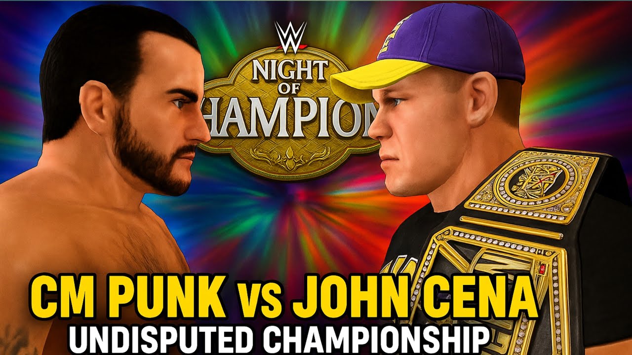 JHON CENA VS CM PUNK BATTLE IN WR3D 2K25