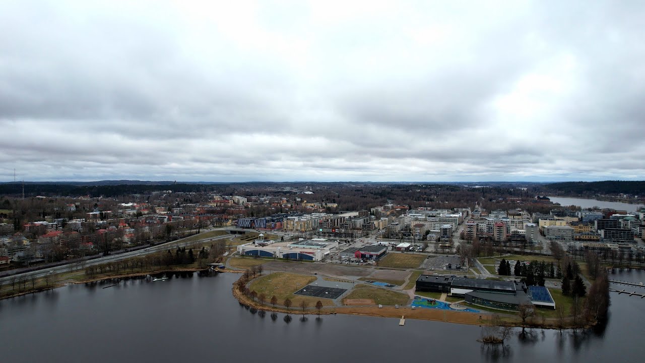 Vanajavesi from air / H&auml;meenlinna / Finland