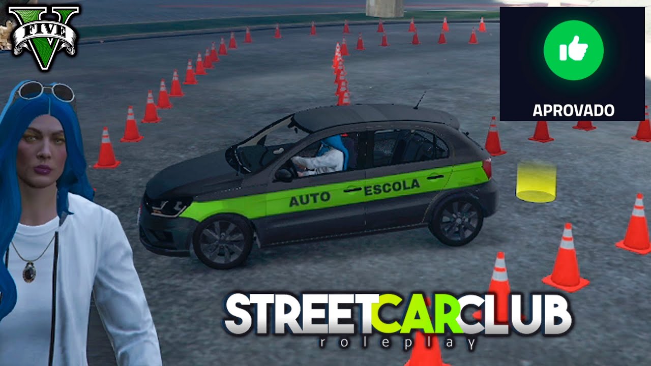 FUI TIRAR CARTEIRA NO Street Car Club @Maicosoft me AJUDOU - GTA RP