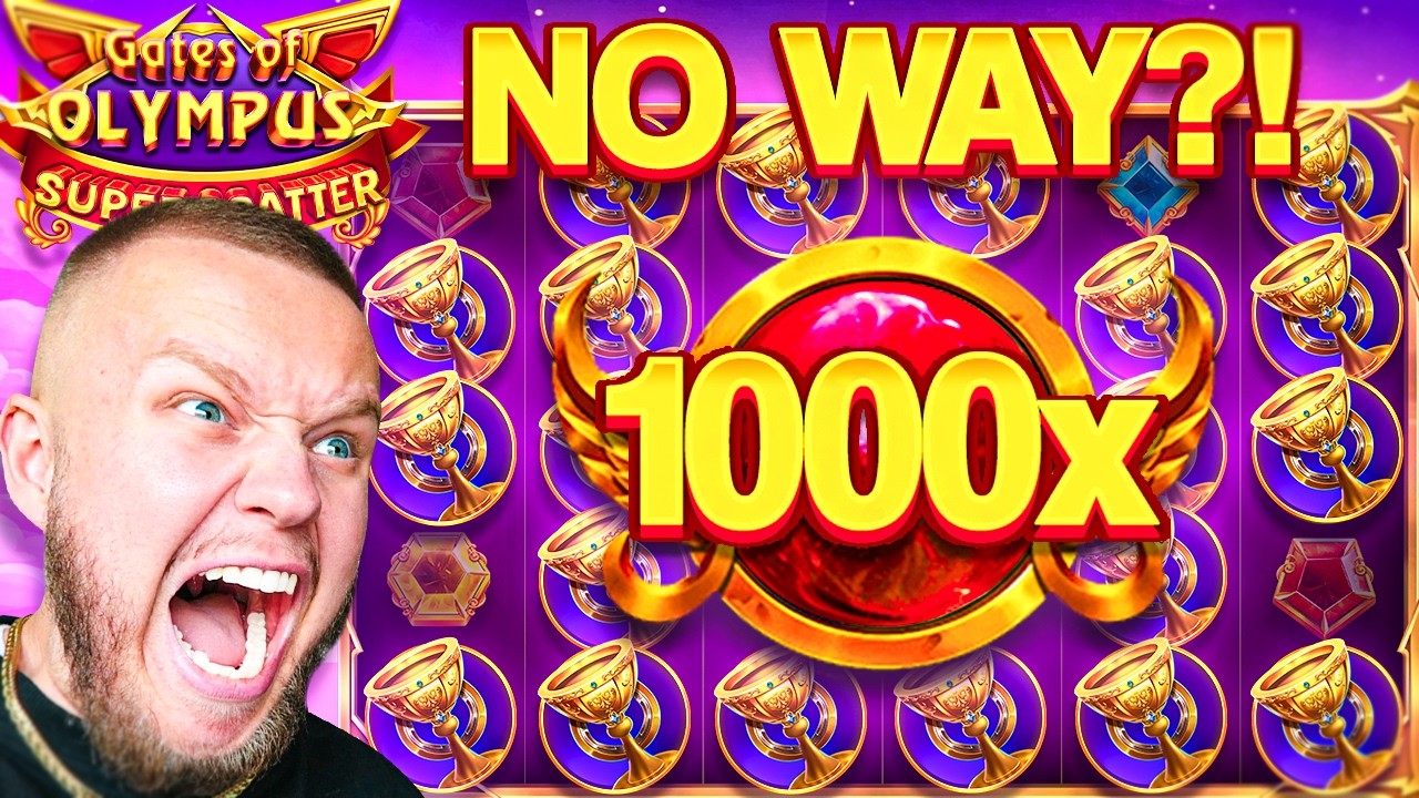 I'M THE BEST GATES OF OLYMPUS SUPER SCATTER PLAYER IN THE WORLD! (Big Slot Win!?)