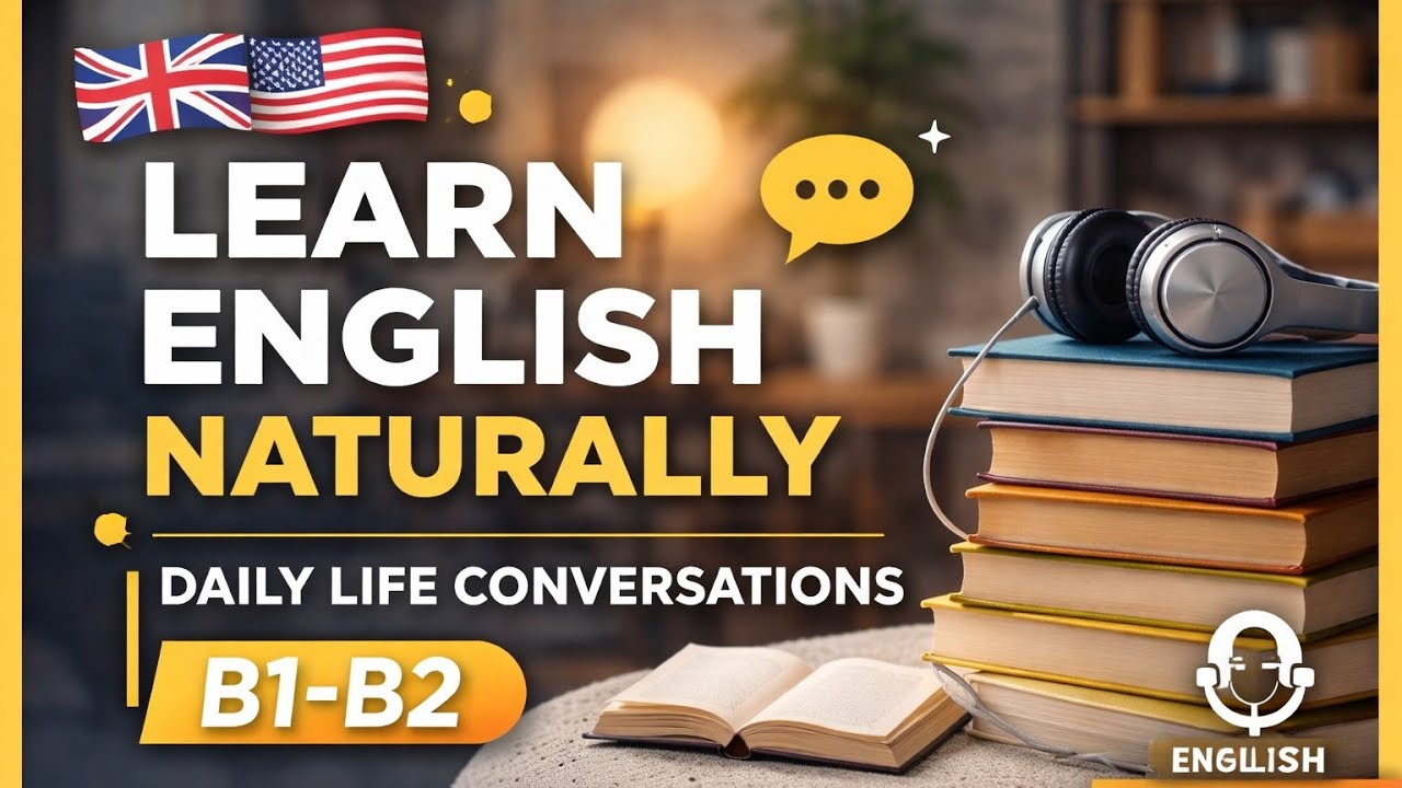 Learn English Naturally 🗣️ | Daily Life Conversations (B1–B2) | Easy English Podcast 
