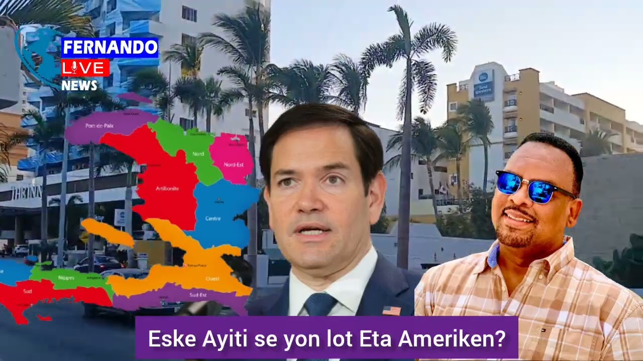 🔥🇺🇸🇭🇹🔥🇭🇹🚨⛳ Eske Ayiti se yon lot Eta Ameriken? Koute Jounalis Valerio Saint- Louis.