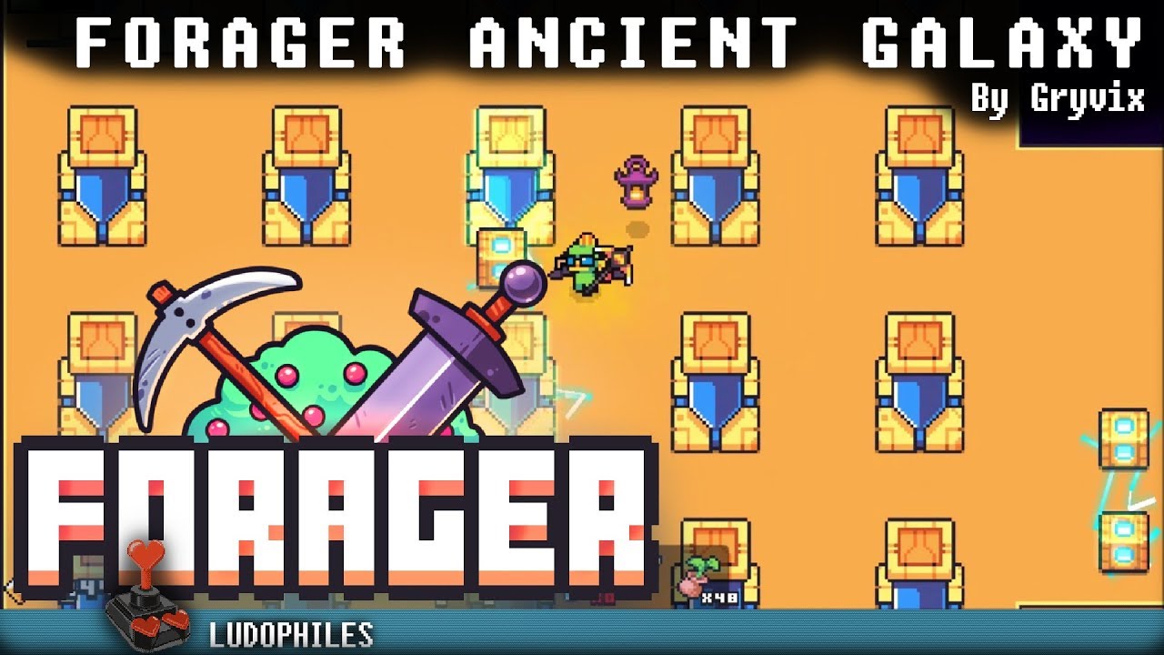 Forager Ancient Galaxy Playthrough / Walkthrough (no commentary)