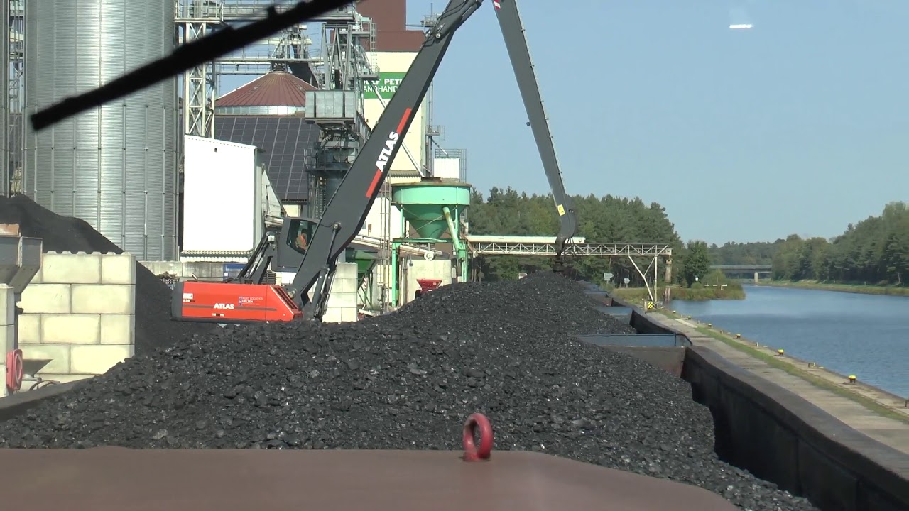 Uelzen Hafen , Kohleentladung mit Ex OHE Lok 14.9.2020