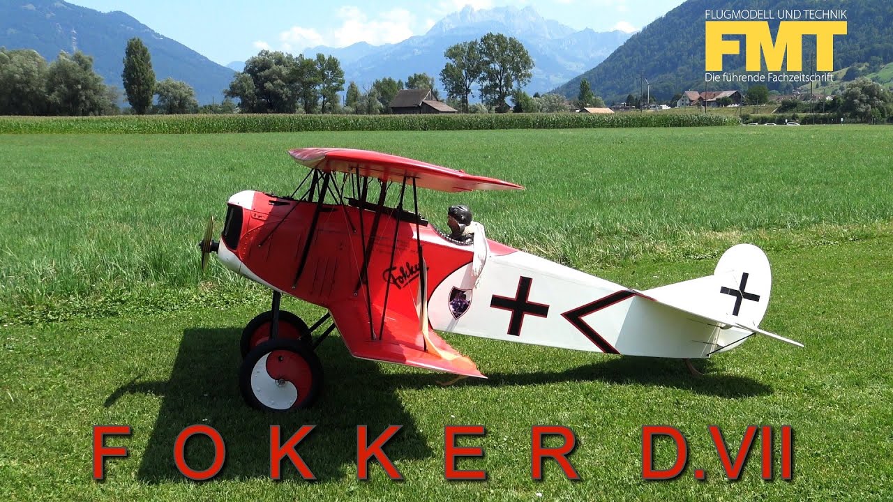 "The Fokker D.VII: WWI German Aerial Superiority" R/C Plane scale 1:3, made by Rainer Mattle