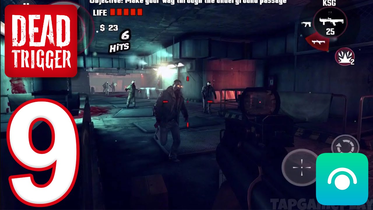 DEAD TRIGGER - Gameplay Walkthrough Part 9 (iOS, Android)