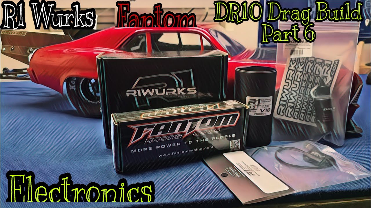 Team Associated DR10 Drag Build Part 6 Electronics With R1 Wurks Digital 3 ESC & 4.5t Motor