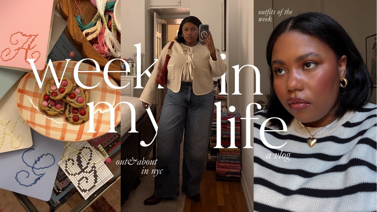 a week in my life vlog | life updates, out and about in nyc, outfit inspo, skincare updates