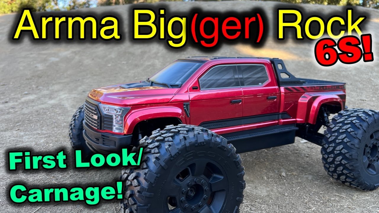 Arrma 1/7 Big Rock Crew Cab 6S - First Look and Drive