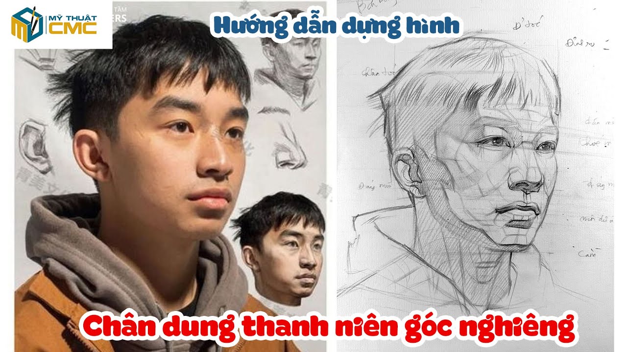 LIVESTREAM - Hướng dẫn dựng hình chân dung góc nghiêng khối H | Võ Tấn Thanh | CMC