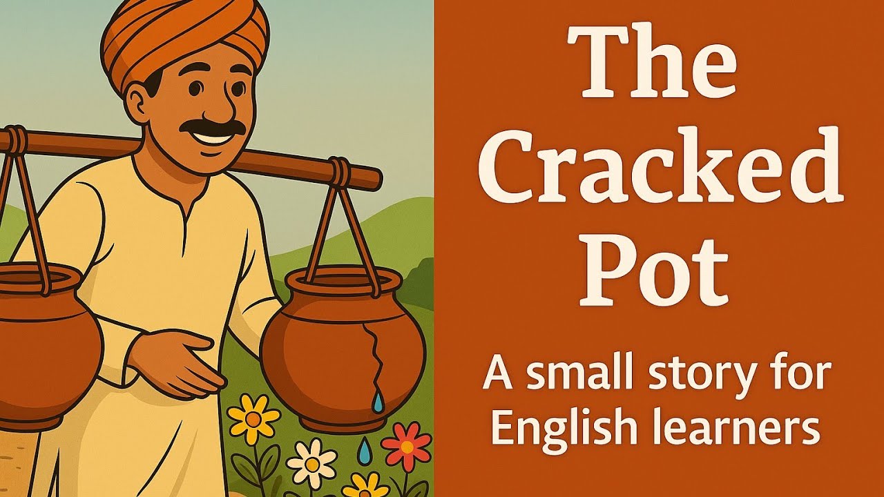 The Story of the Cracked Pot | Life-Changing Lesson in 2 Minutes |small story for english learners