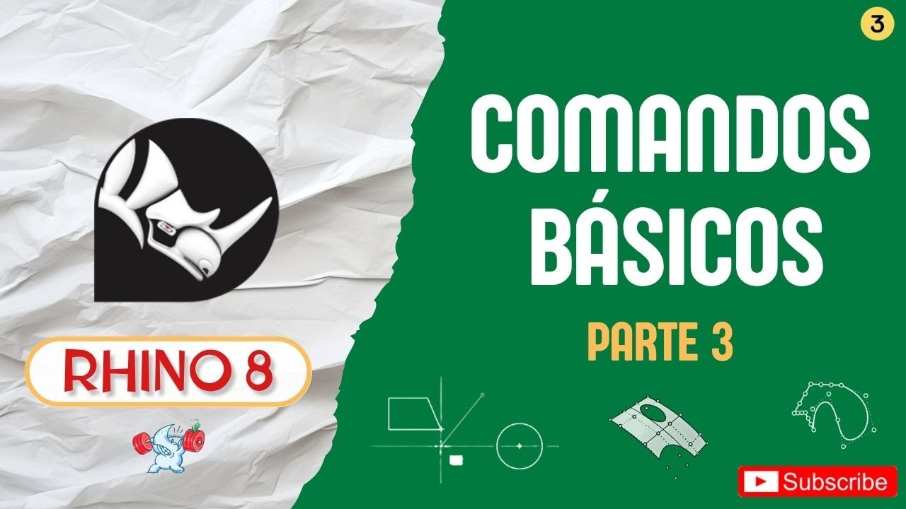 Rhino 8 – Guía Básica de Comandos | Parte 3