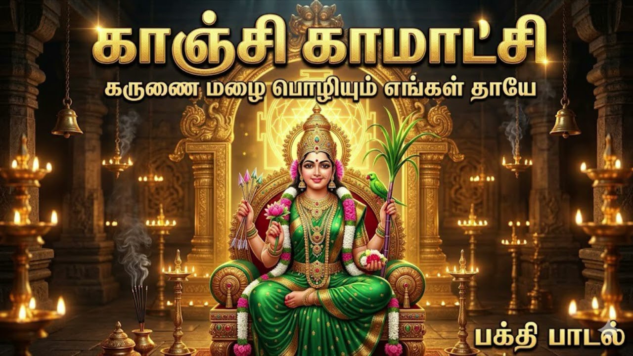 காஞ்சி காமாட்சி அம்மன் அருள்பாடல் | மனதை உருக்கும் பக்தி பாடல் | Kamakshi Amman Devotional Song 🙏