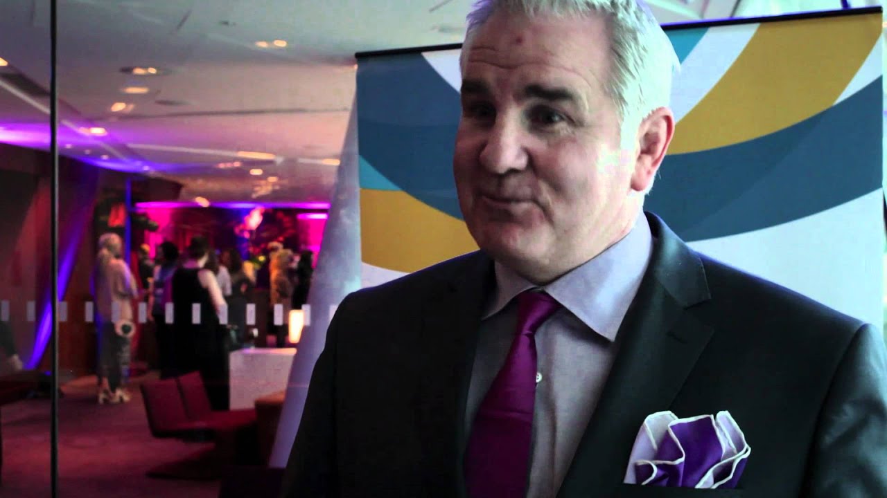 MC Brent Pope at the launch of the 2012 People of Year Awards